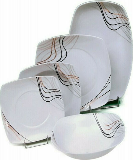 Karvounis White Porcelain Dinnerware Set 20pcs