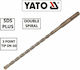 Yato Diamond Drill with SDS Plus Shank for Masonry, Glass and Tiles 8x210mm