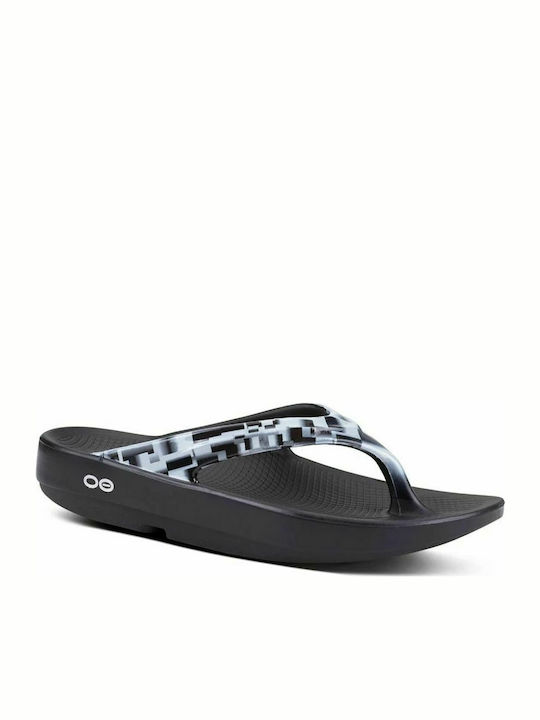 Oofos Oolala 1403 Women's Flip Flops Black