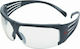3M SecureFit 610 Safety Glasses for Protection with Transparent Lenses Mirrored 1pcs