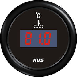 Eval Instrument de Măsurare a Temperaturii Apei pentru Barcă Indicator digital de temperatură a apei negru