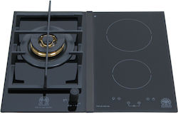 La Germania P65 1CV LAG VN GN Autonomous Cooktop with Natural Gas & Electric Burners 60.6x50.5cm