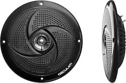 Osculati Waterproof Marine Speaker Set Ultra Slim 5.25" with 40W RMS Black