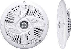 Osculati Σετ Ηχεία Σκάφους Ultra Slim Αδιάβροχα 6.5" με 30W RMS Λευκό