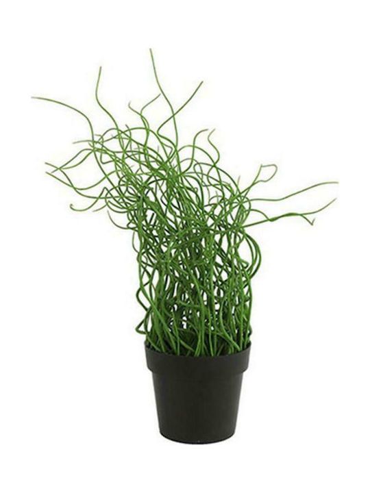 Atmosphera Artificial Plant in Small Pot Πρασινάδα Green 38cm 1pcs