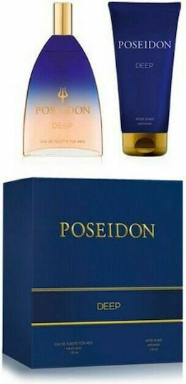 Instituto Espanol Poseidon Deep Set De Parfumuri Pentru Bărbați Cu Eau De Toilette 2 Bucăți