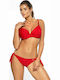 Heidi Cocinella M-631 Bikini Set with Light Padding Red