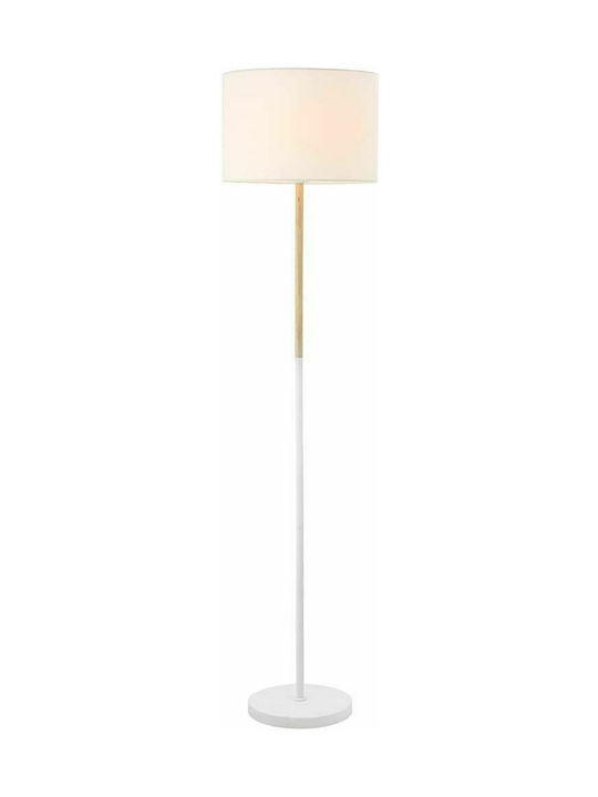 Zambelis Lights Stehlampe H150xB25cm. mit Fassung für Lampe E27 Weiß