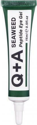 Q+A Natural Skincare Seaweed Peptide Gel Ματιών για Μαύρους Κύκλους , Σακούλες & Αντιγήρανση 15ml
