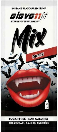 Eleven Fit Suc în Pudră Mix Drack Cola / Vanilie / Căpșuni Fără zahăr 9gr 1buc