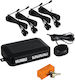 GloboStar Car Parking System with Buzzer and 4 Sensors 25mm in Black Colour 86000