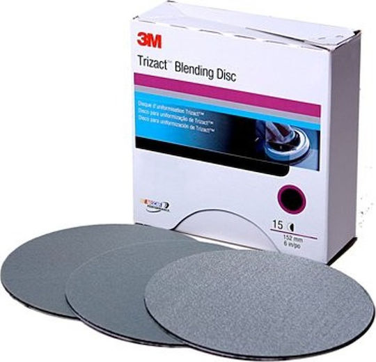 3M Trizact Hookit Foam Abrasive Disc 443SA Orbital Sander Sanding Sheet K3000 150x150mm
