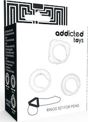 Addicted Toys Addicted Toys C-Ring Set Set Cock Rings Schwanz Clear 3Stück