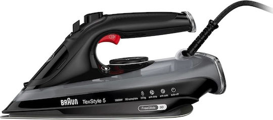 Braun TexStyle 5 SI 5088 Fier de Călcat cu Aburi 2800W cu Debit Continu de Abur 50g/min