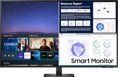 Samsung M7 VA HDR Monitor inteligent 43" 4K 3840x2160 cu Timp de Răspuns 8ms GTG