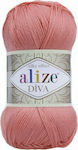 Alize Fir de tricotat Diva Red - Pink 100gr 350m 100gr alize-DIVA-619