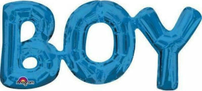 Ballon Folie Buchstabe Blau 36cm