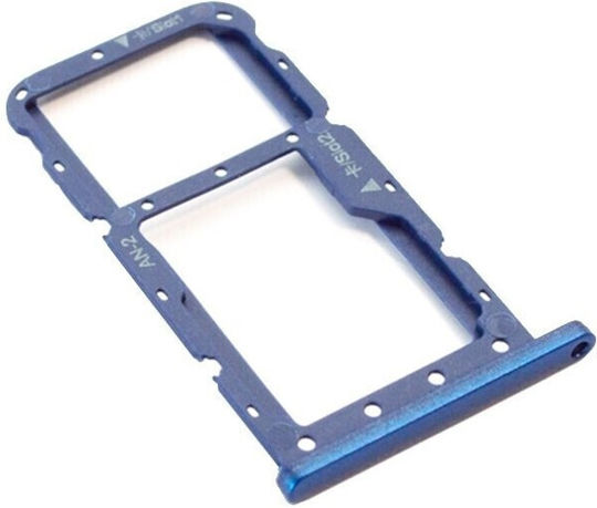 Υποδοχή κάρτας SIM και SD Tray Μπλε για Huawei P20 Lite