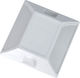 Plastic Street Reflector White W10xH2cm