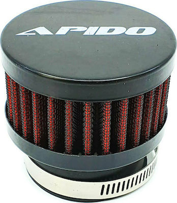 Apido Motorcycle Filter Round F42 Black