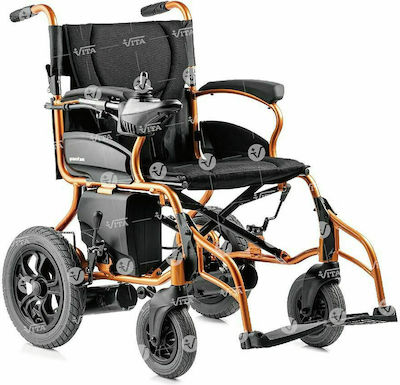 Vita Orthopaedics VT613024AL Electric Wheelchair Folding Mobility Power Chair 09-2-172 Orange