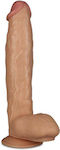 Lovetoy Legendary King Sized Realistic Dildo with Scrotum & Suction Cup Flesh 28cm