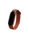 Hurtel Strap Silicone with Pin Brown (Mi Smart Band 5/Mi Smart Band 6)
