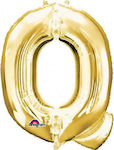 Μπαλόνι Φοιλ Γράμμα Q Χρυσό 60x81cm
