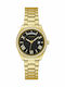 Guess Luna Womens Watch 36mm Battery With Gold Steel Bracelet