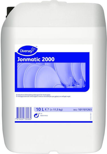 Johnson Diversey Jonmatic Commercial Dishwasher Liquid Detergent 10lt
