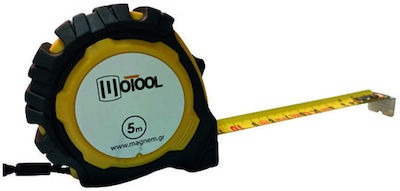 Magnem Motool Tape Measure with Auto-Rewind 19mm x 5m