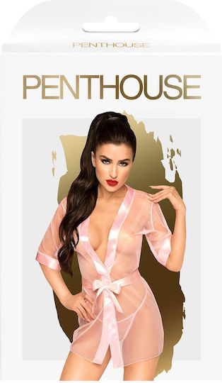 Penthouse Midnight Mirage Peignoir Pink