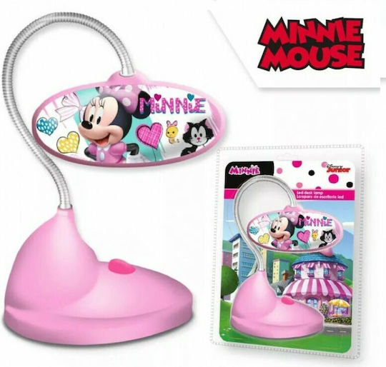 Kids Licensing LED Детска Лампа Проектор Minnie с Проекция на Дизайни Розов