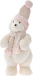 Iliadis Christmas Plush Figure Bear Pink Height 44cm