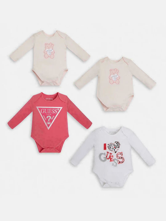 Guess Baby Bodysuit Underwear Set Long-Sleeved Multicolour