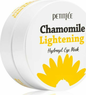 Petitfee Chamomile Lightening Gesichtsmaske für die Augen für Feuchtigkeitsspendend 60Stück