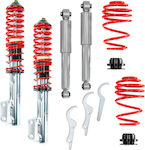 JOM Redline Set Suspensii Reglabil 4buc pentru Opel Astra 1998-2004