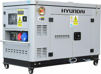 Hyundai DHY12000 XSE-T Γεννήτρια Πετρελαίου με Μίζα και Μέγιστη Ισχύ 12.5kVA