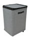 Ankor Fabric Laundry Basket with Lid 40x33x60cm Gray