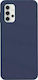 Matt Umschlag Rückseite Silikon Dark Blue (Galaxy A32 5G) CS7040BL