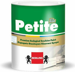 Berling Petite Matt Plastic Ecological Paint for Interior Use Yellow 200ml