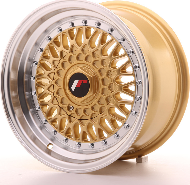 Japan Racing Wheels JR9 15"x8 ET20 (4x100) / (5x108) Gold Skroutz.gr