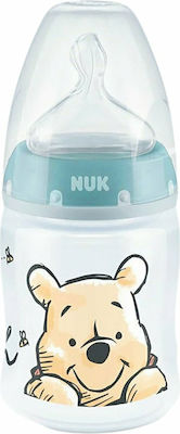 Nuk Plastikflasche First Choice Plus Temperature Control Winnie Gegen Koliken mit Silikonsauger für 0-6 Monate Blue Winnie 150ml 1Stück 10.743.932