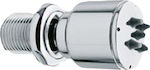 Interflex Round Showerhead Silver Monza