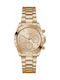 Guess Eclipse Watch Chronograph with Pink Gold Metal Bracelet