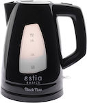 Estia Black Plus Βραστήρας 1.7lt 2200W Μαύρος