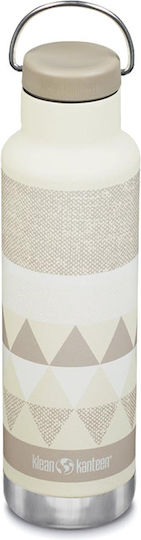 Klean Kanteen Insulated Μπουκάλι Θερμός Ανοξείδωτο BPA Free 590ml Μπεζ