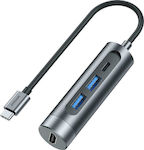 Joyroom USB-C Docking Station mit HDMI 4K PD Gray (S-H113-DG)