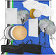vidaXL Studio-Kit mit Softbox, Schirmen, Hintergrund & Reflektor Beleuchtungssatz Tageslicht 5500K 96W