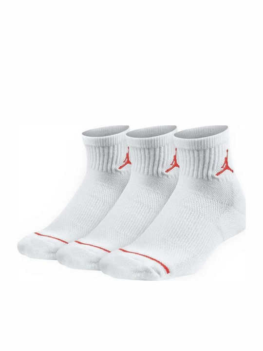 Jordan Athletic Kids' Long Socks Jumpman White 3 Pairs